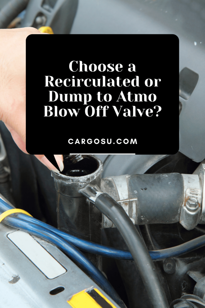 Choose a Recirculated or Dump to Atmo Blow Off Valve
